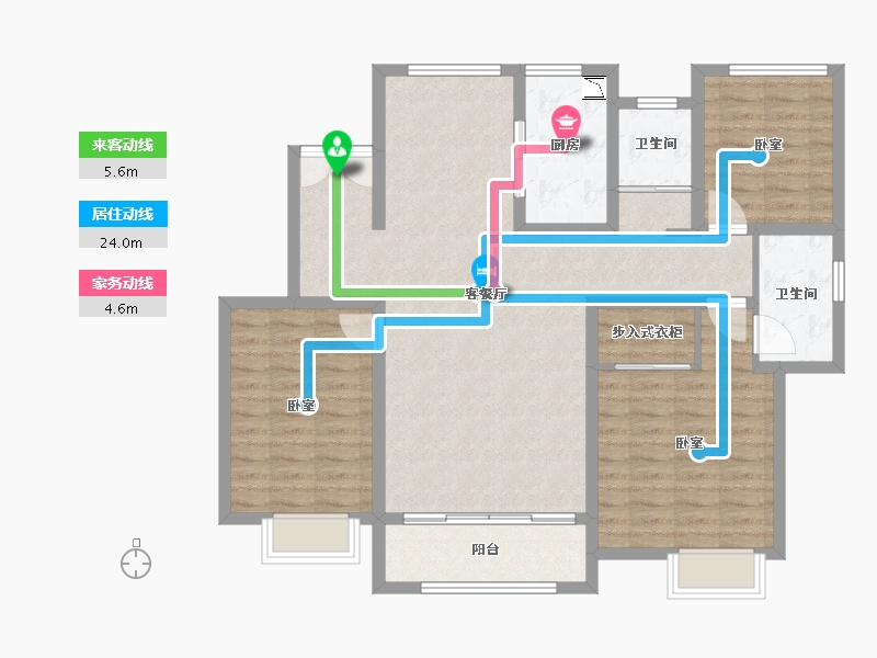 河南省-驻马店市-遂平置地上河府-109.00-户型库-动静线