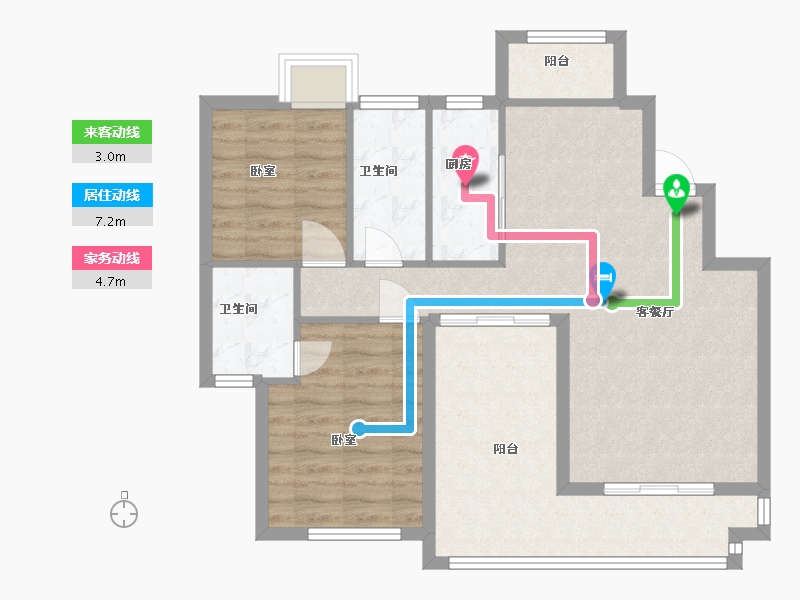 湖北省-黄冈市-广济府-81.02-户型库-动静线