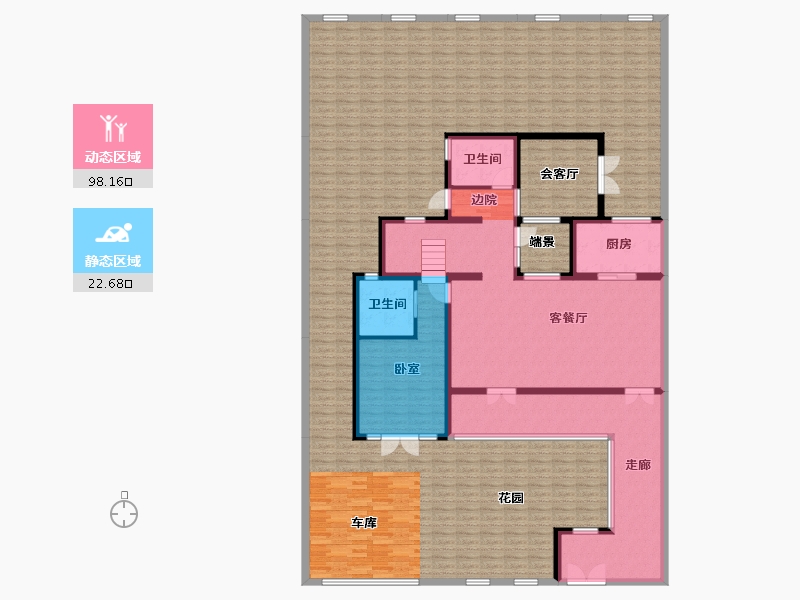 广西壮族自治区-百色市-锦绣古镇-287.53-户型库-动静分区