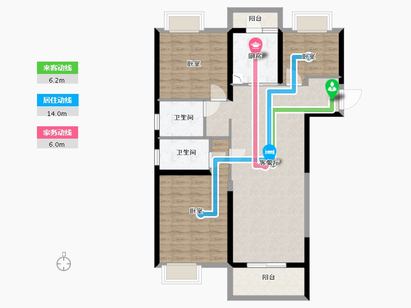 湖北省-武汉市-光谷学府-96.70-户型库-动静线