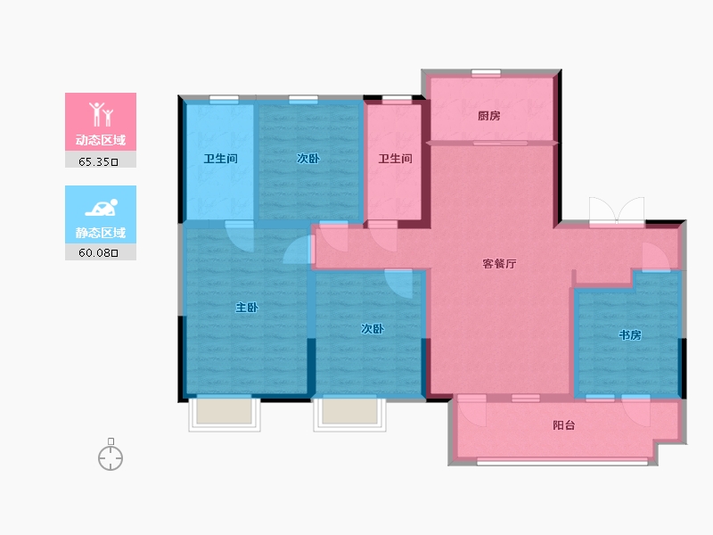 山东省-临沂市-世樾城-112.00-户型库-动静分区