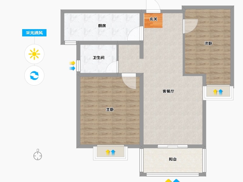 安徽省-宿州市-新都市华庭-94.01-户型库-采光通风