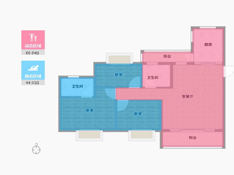 山东省-济宁市-济宁恒大悦珑湾-100.01-户型库-动静分区