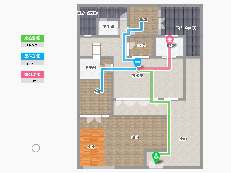 广西壮族自治区-百色市-锦绣古镇-206.32-户型库-动静线