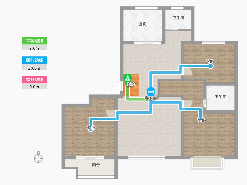 山东省-枣庄市-澜悦龙城-112.99-户型库-动静线