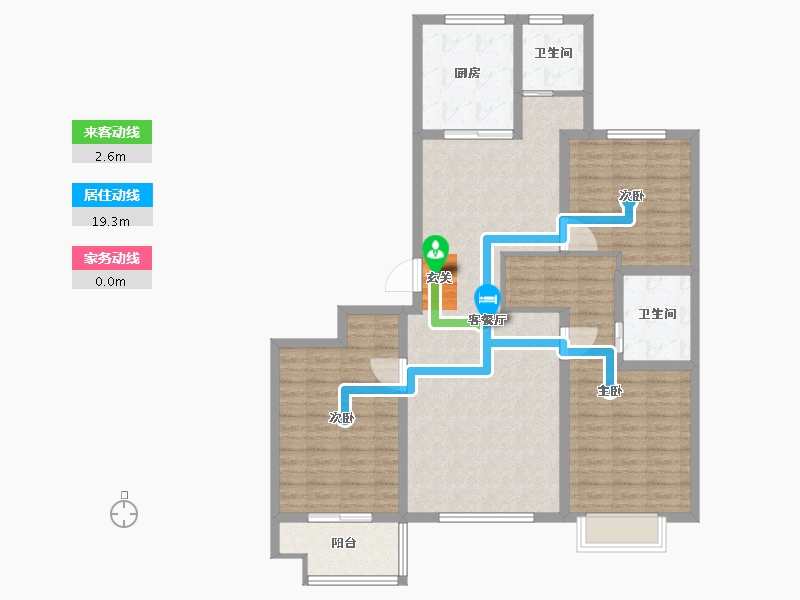 山东省-枣庄市-澜悦龙城-113.01-户型库-动静线