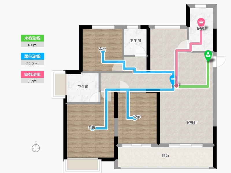 安徽省-蚌埠市-柏庄香府-93.08-户型库-动静线