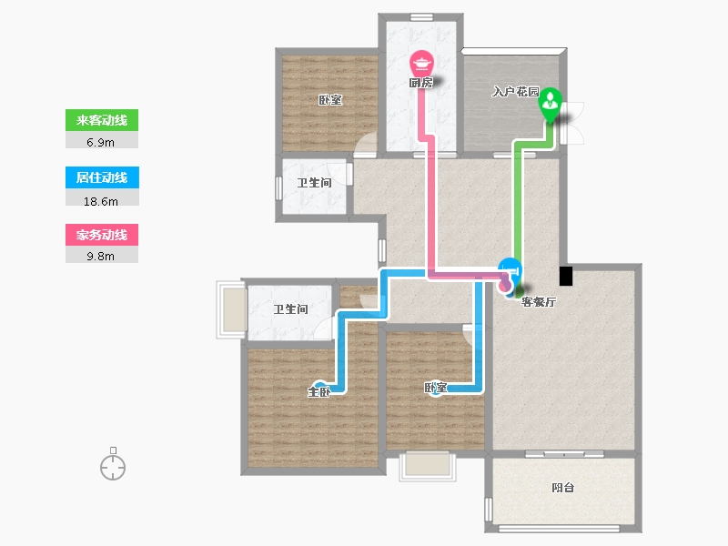 广东省-惠州市-方直君御-157.94-户型库-动静线