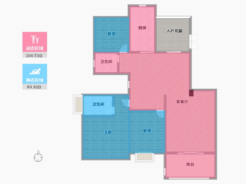 广东省-惠州市-方直君御-157.94-户型库-动静分区