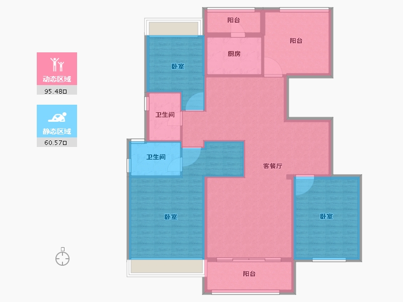 广东省-汕头市-碧桂园珑悦府-141.68-户型库-动静分区