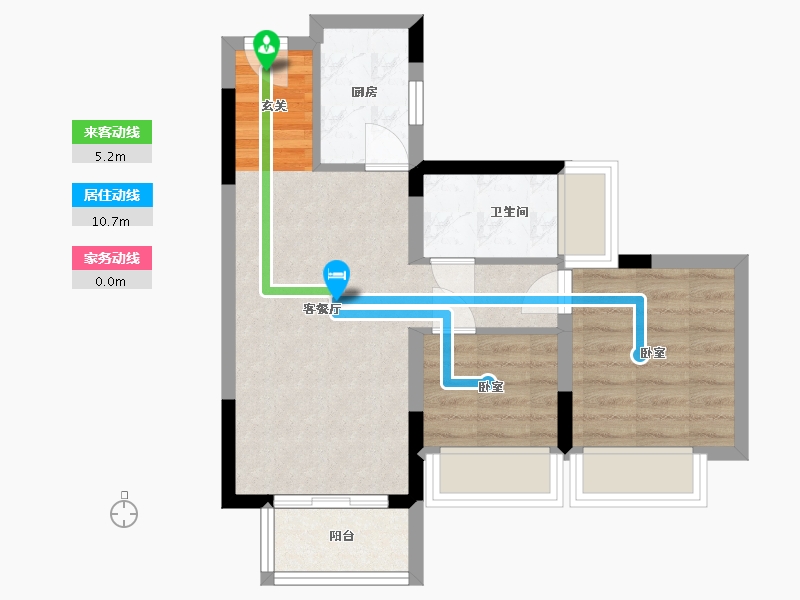 湖南省-岳阳市-岳阳未名府-51.08-户型库-动静线