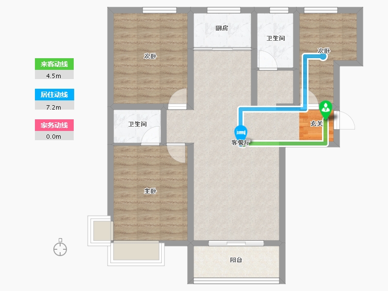 山东省-枣庄市-澜悦龙城-83.09-户型库-动静线