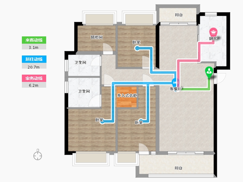 湖北省-武汉市-融侨滨江城-112.19-户型库-动静线