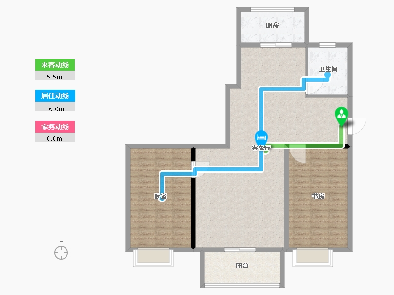 湖南省-株洲市-阳光城新城樾府-114.00-户型库-动静线