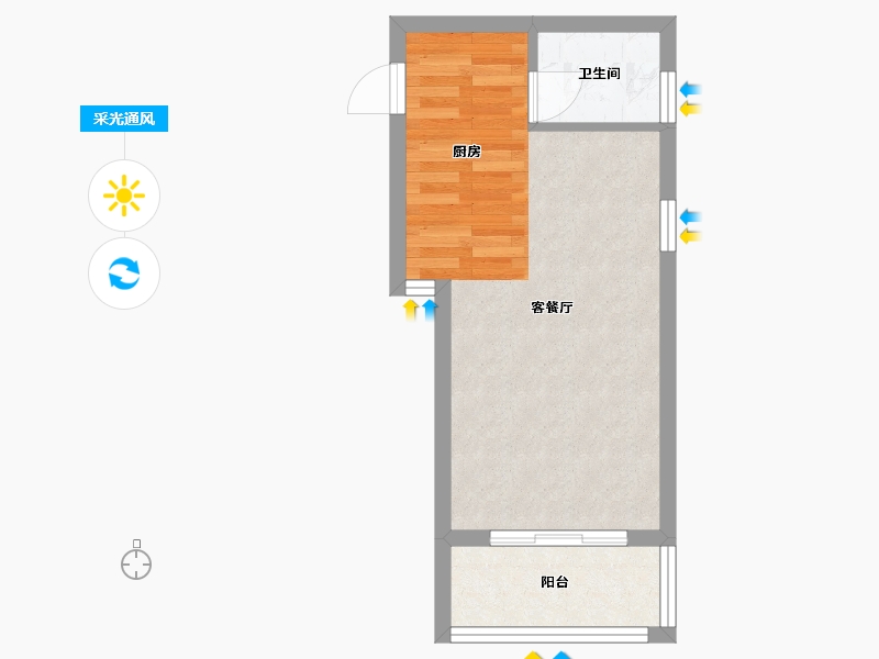 湖南省-岳阳市-丰荟国际-32.49-户型库-采光通风