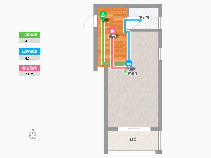 湖南省-岳阳市-丰荟国际-32.49-户型库-动静线