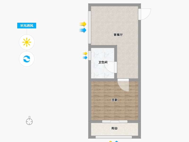 山东省-威海市-威海春风海岸-49.99-户型库-采光通风