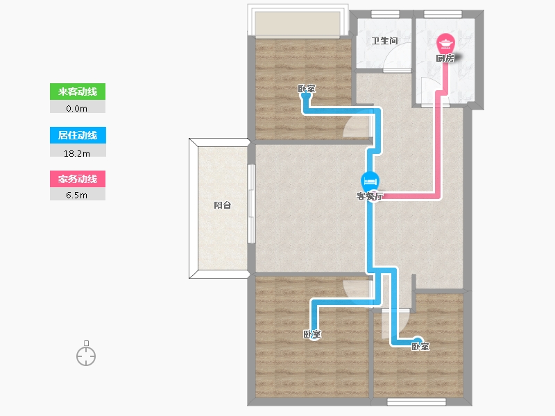 河南省-信阳市-高盛星河湾-81.00-户型库-动静线