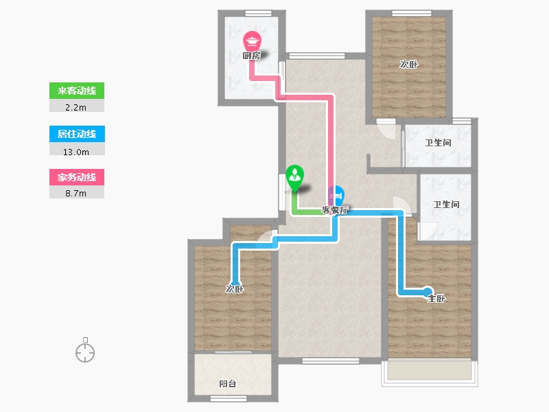 山东省-潍坊市-东方天韵韵和园-103.50-户型库-动静线