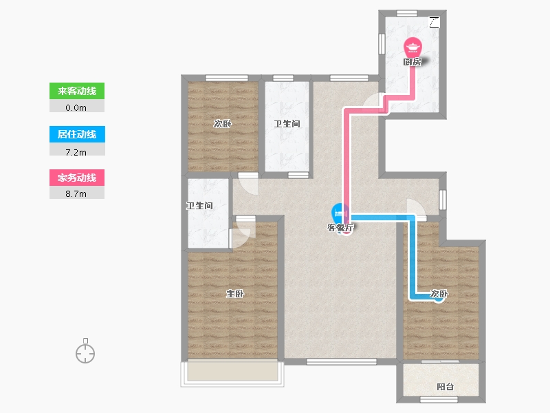 山东省-潍坊市-东方天韵韵和园-106.00-户型库-动静线