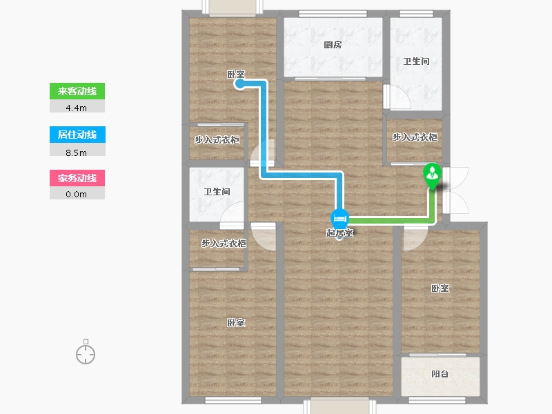 山东省-潍坊市-颐和花园-112.00-户型库-动静线