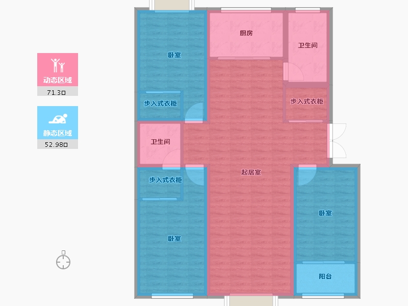 山东省-潍坊市-颐和花园-112.00-户型库-动静分区