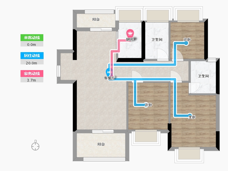 广东省-惠州市-泰丰牧马湖-77.87-户型库-动静线