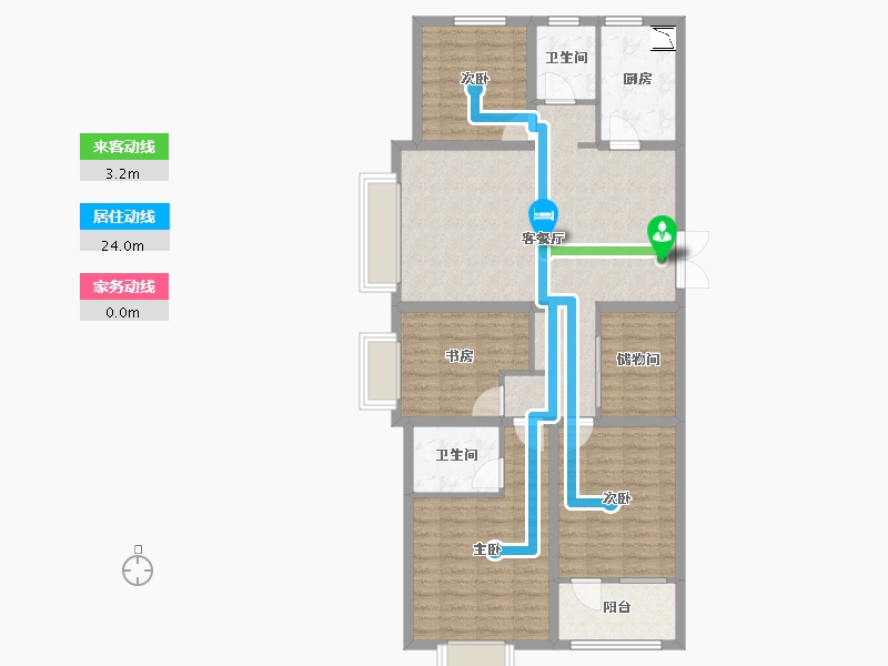 山东省-济宁市-名仕城-103.08-户型库-动静线