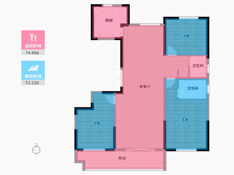 河南省-开封市-豫发学府-113.00-户型库-动静分区