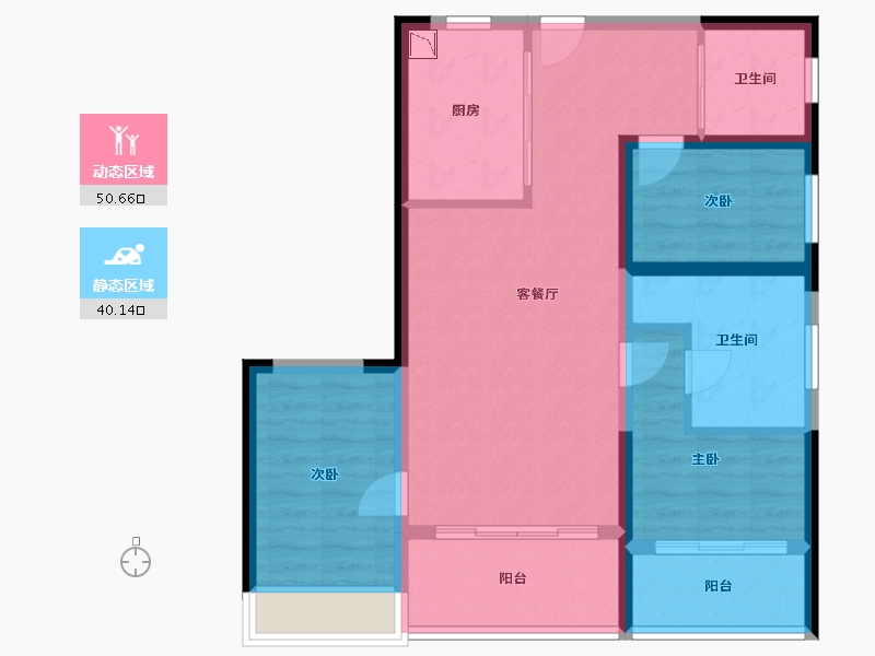 广东省-深圳市-深城投中城花园-80.58-户型库-动静分区