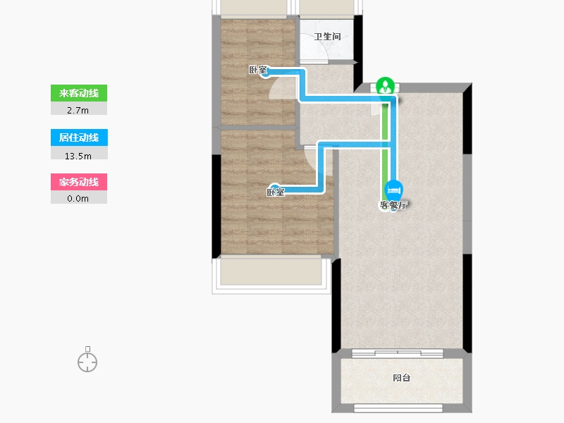 广东省-湛江市-鼎龙湾国际海洋度假区-49.76-户型库-动静线