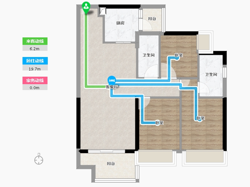 广东省-江门市-新会富力英皇金禧花园-77.99-户型库-动静线