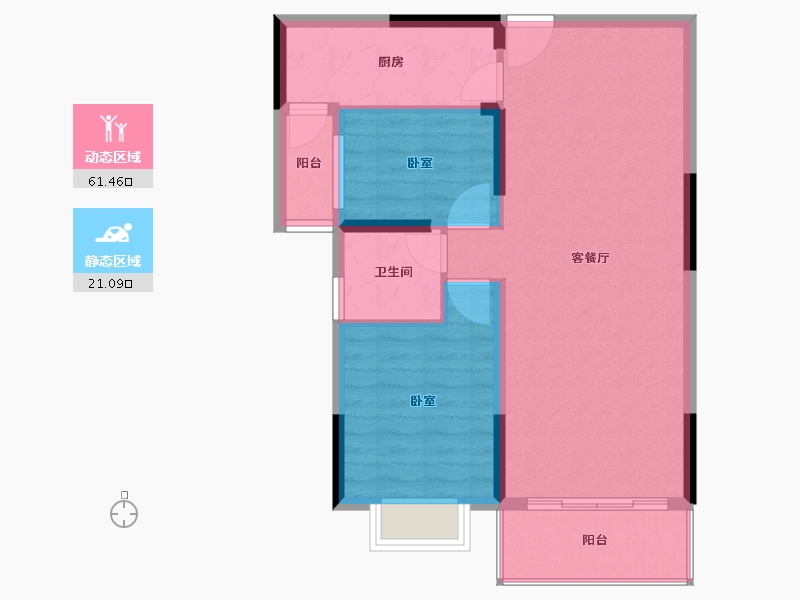 湖北省-宜昌市-三江至禧-74.65-户型库-动静分区