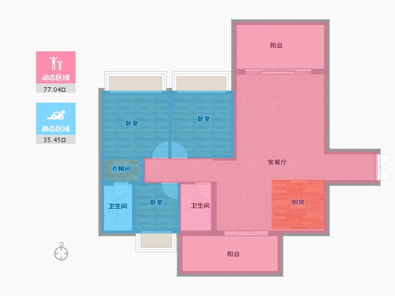 广东省-湛江市-宝江天盈-102.00-户型库-动静分区