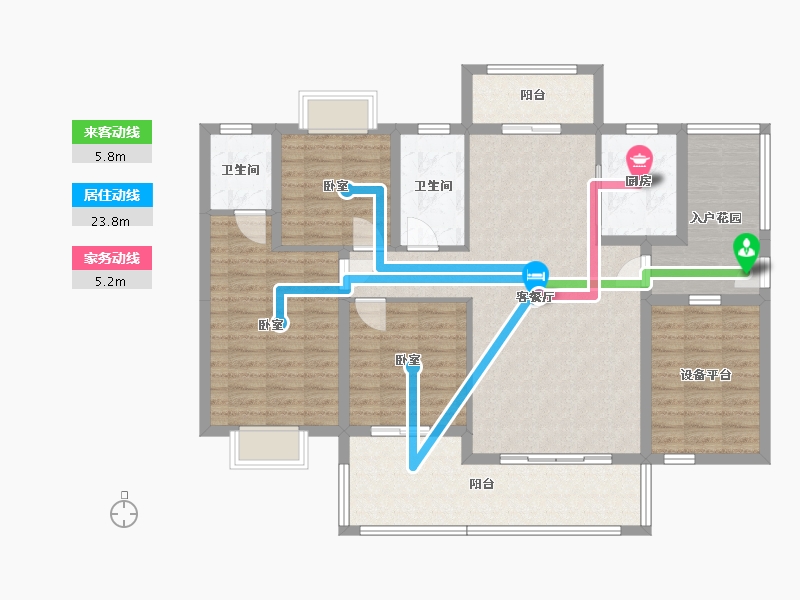 湖南省-邵阳市-毅丰状元府-119.29-户型库-动静线