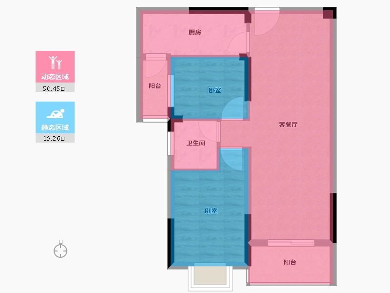 湖北省-宜昌市-三江至禧-62.21-户型库-动静分区