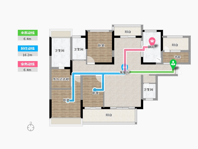 广东省-广州市-金茂绿岛湖-144.00-户型库-动静线