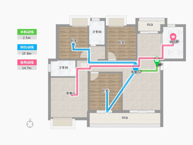 湖北省-孝感市-悟星城-99.30-户型库-动静线