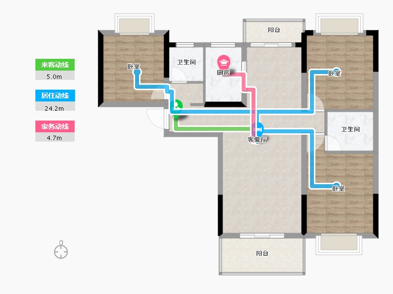 湖北省-宜昌市-三江至禧-101.94-户型库-动静线