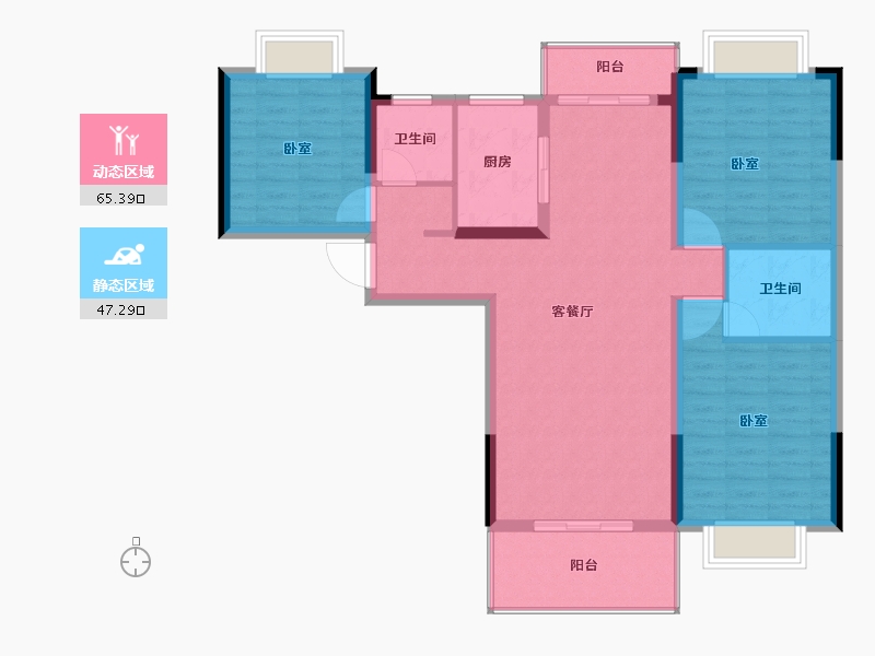 湖北省-宜昌市-三江至禧-101.94-户型库-动静分区