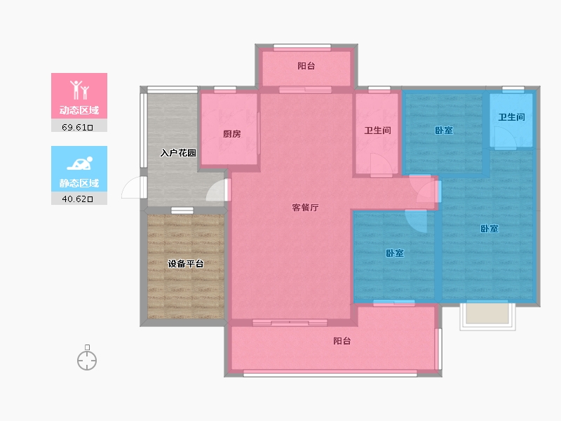 湖南省-邵阳市-毅丰状元府-118.83-户型库-动静分区