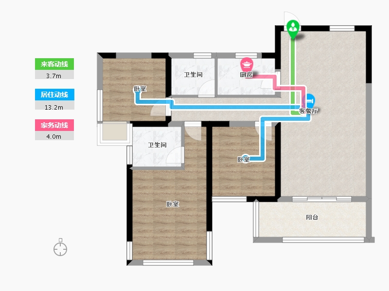 湖北省-黄冈市-蕲春府-83.15-户型库-动静线