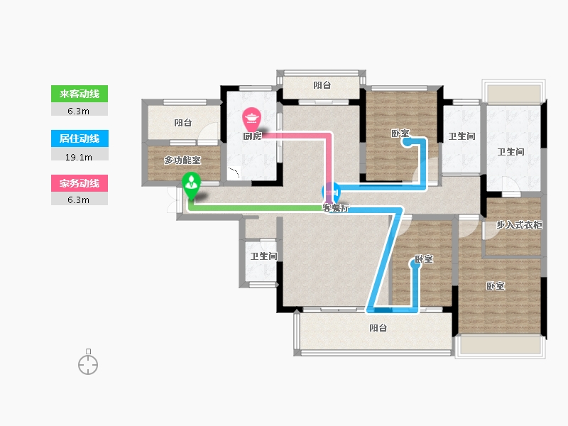 广东省-广州市-金茂绿岛湖-142.00-户型库-动静线