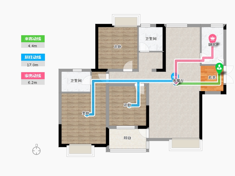 山东省-枣庄市-中兴世纪城-112.00-户型库-动静线