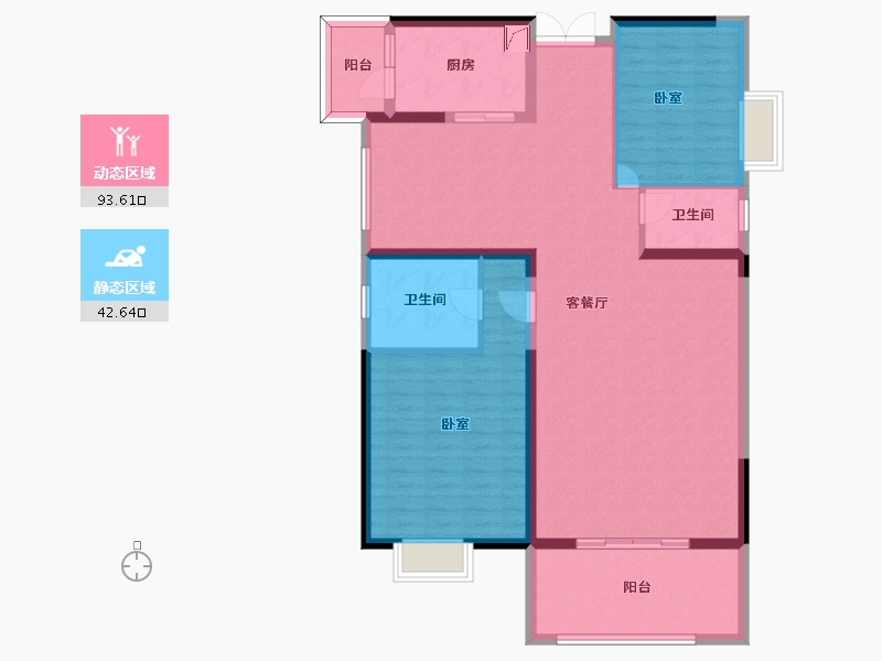 广东省-惠州市-方直君御-123.77-户型库-动静分区