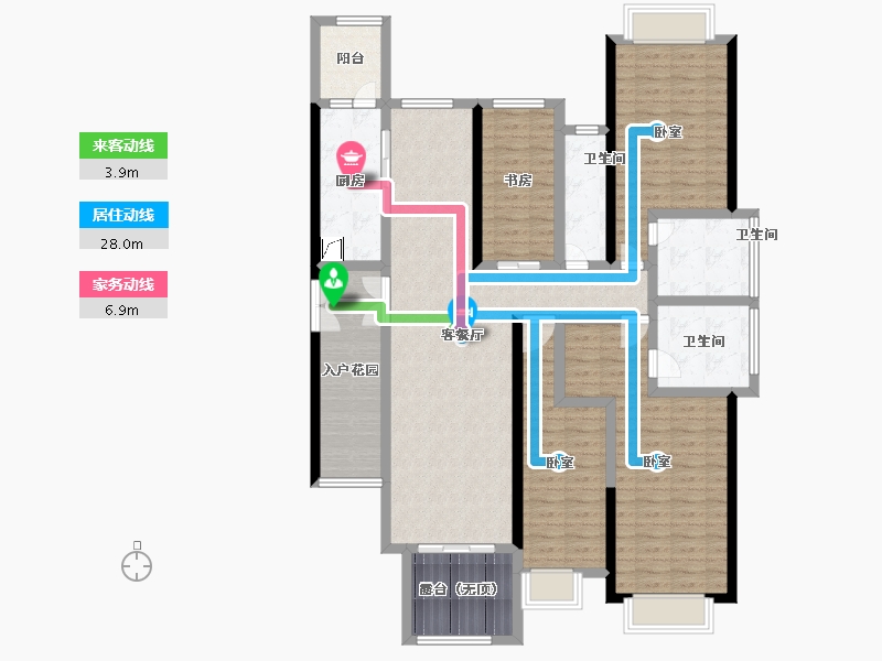 广东省-惠州市-方直君御-138.00-户型库-动静线