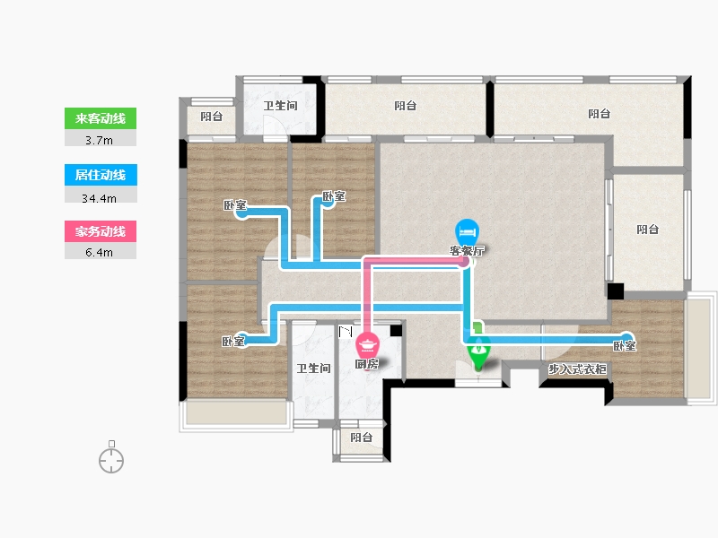 广东省-广州市-天健云山府-149.17-户型库-动静线