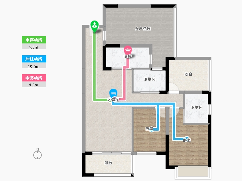 广东省-江门市-龍灣路九號-97.29-户型库-动静线