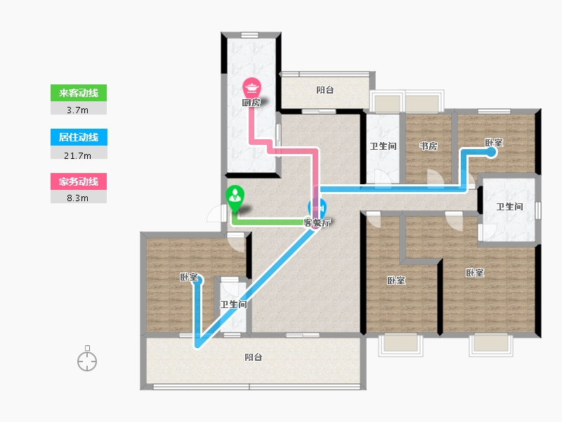 湖南省-株洲市-攸州碧桂园·攸州府-178.00-户型库-动静线