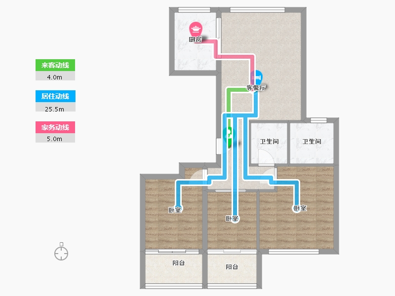 浙江省-温州市-海悦城钰园-80.00-户型库-动静线